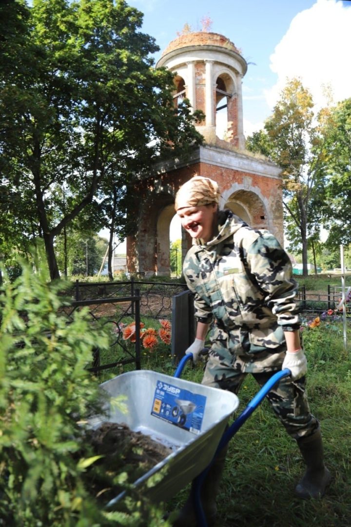 Добровольческие работы в Аксиньине