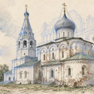 Скетч: лазерное 3D-сканирование старинного православного храма