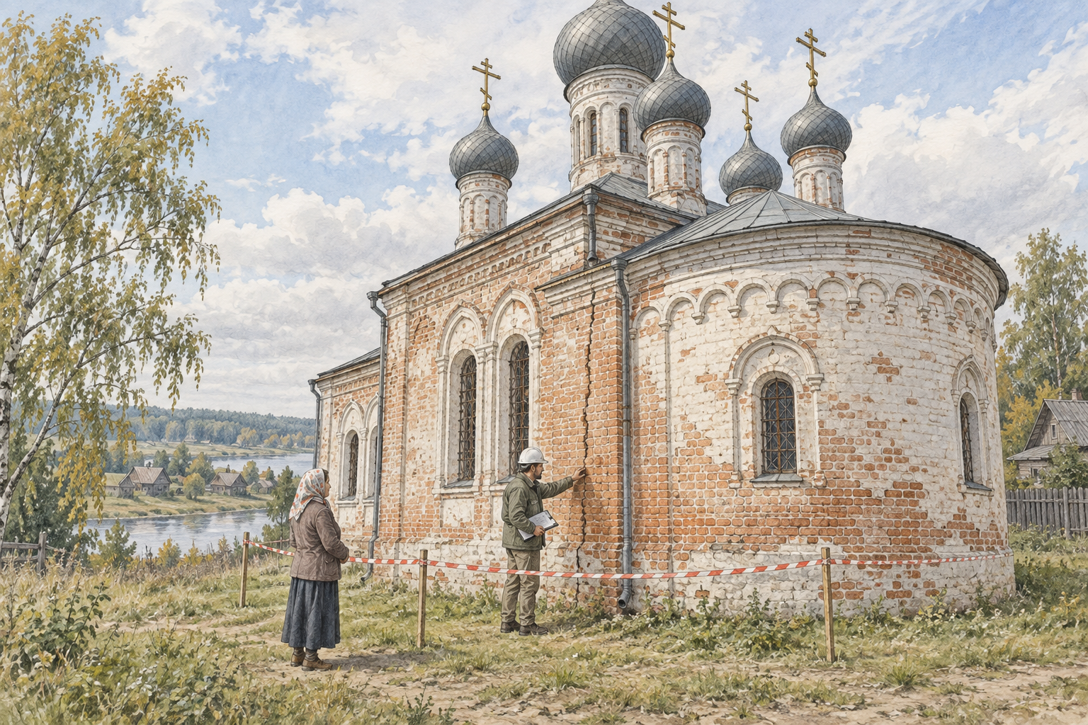 Как начать восстановление заброшенного храма: от первого осмотра до плана работ. Тематическая иллюстрация 2.
