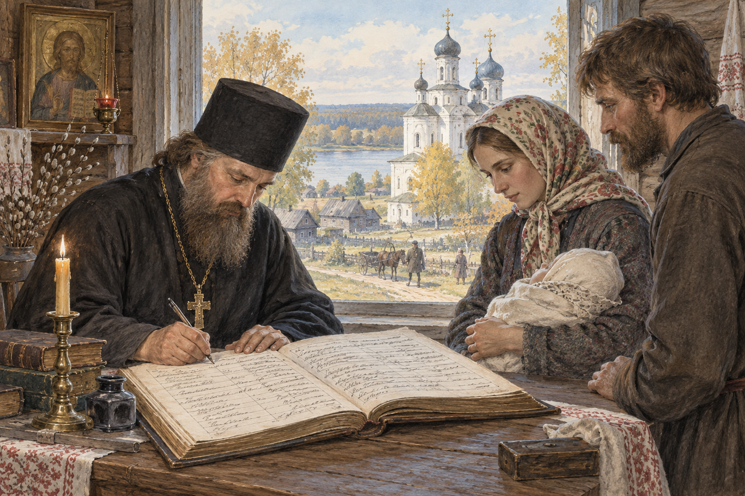 Как найти церковь, в которой крестили предков. Тематическая иллюстрация 1.